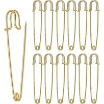 5/10/20PCS Extra-Large Steel Safety Pins 75mm(3 ) Heavy Duty Big Safety Pin Stainless Steel Spring Lock Pins for Clothes Crafts