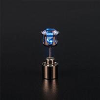 LED Luminous DJ Dance Party Glow Earrings Light Up Earrings Female Ear Studs  Earrings mėlyna