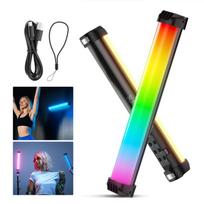 Portable Photography Light Stick RGB Color Changing Handheld Fill Light for Video Shooting Vlogging Outdoor Live Stream įvairiaspalvis