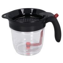 1000ml Fat Separator Heat Resistance with Bottom Release Gravy Separator Multifunction Easy Clean Oil Strainer juoda