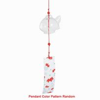 Glass Style Wind Chime Creative Decoration Goldfish Design Goldfish Wind Chime Japanese Style Outdoor Decor Hanging Ornament skaidri