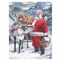 DIY 5D Diamond Painting Santa Claus Diamond Embroidery Christmas Full Square Diamond Mosaic Winter Snow Cross Stitch Home Decor Full Round 20x25CM