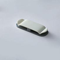 Maitinimo kištuko lizdo laikiklis Ant sienos tvirtinamas lipnus kabliukas Daugiafunkcis sieninis kabliukas USB duomenų kabelio vyniojamasis ausinių imtuvas šviesiai mėlyna spalva