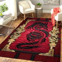 Didelio dydžio DRAGON 3D spausdinti kiliminiai kilimėliai Namų dekoras Minkštas flanelinis miegamojo kilimėlis Kūdikių žaidimams vaikščiojami kilimai svetainei 40cm by 60cm black