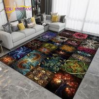 „Bohemia Mandala Area“ kilimėlis, didelis, kilimai svetainės miegamojo sofos kilimėliai, virtuvės vonios kambario įėjimo durų kilimėliai, neslystantys grindų kilimėliai 40x60cm