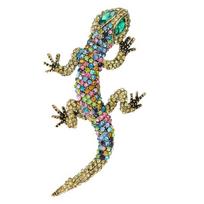 Cirkonio Driežas Geckas Sagės Moterims Gyvūno Smeigtukas Didelis Dizainas 2 Spalvos Galimos Naujas Atvykimas 2023 beige