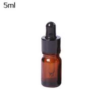 5–100 ml „Mini Amber Glass“ skysto reagento pipetės buteliuko akių lašintuvas tuščias 5ML ruda