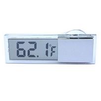 LCD skaitmeninis temperatūros matuoklis, skirtas vidaus lauko siurbimo taurei automobiliniam termometrui white