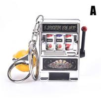 Sėkmingas Jackpot Mini Vaisių Lošimo Automatas Smagus Gimtadienio Raktų Pakabukas Dovana Vaikų Žaislas