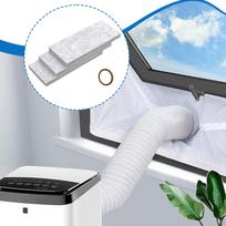 3 vnt. Oro kondicionieriaus putplasčio izoliacinės plokštės Vėjui atsparios nešiojamojo lango sandarinimo rinkiniui