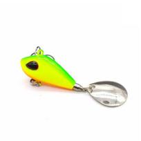 Rotary Sequins Dirbtinis jaukas Vobleriai Masalas Easy Shiner Metalinis plieno reikmenys 17g