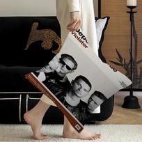 D-Depeche-M-Mode Singer Cushion Cover Pillow Cover Decor Pillowcase Printed Cushion Case for Couch 16x16Inch
