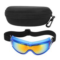 Vaikų akiniai nuo purslų su UV apsauga Vaikų apsauginiai akiniai su dėklu vaikams Black frame gray film black