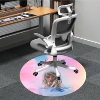 1PC Lover, Taylor Swift Office Round Rug, Non-slip, Soft and Durable Office Rug for Interior Decoration, Perfect for Office, Beautiful Decoration 80cm