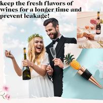 Pineapple Wine Stopper Creative Decorative Wine Stopper One Size