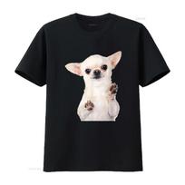 Cute Little Chihuahua Puppy Dog Face For Pet Owners T Shirt vintage Washed Unisex Stylish fashion homme streetwear Breathable S juoda