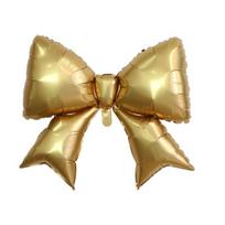 29 Inch Giant Bow Balloon Large Aluminum Foil Balloons for Birthday Party Bachelorette Bridal Engagement Wedding Anniversary Supplies auksinė