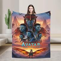 Avataro Filmo Antklodės Neytiri Jake Sully Vilnonis Mėtomasis Antklodė Vasaros Oro Kondicionieriaus Personalizuotos Minkštos Šiltos Lovatiesės 75x90cm