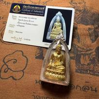 Thai Buddhist 2539 Medicine Buddha with Authentic Temple Card Taixin Yuan