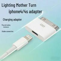 Apple Lightning to 30-Pin Adapter for iPhone 4s/iPad 2/3 Charger Cable Apple Female to 4s/30pin - Black
