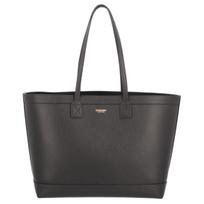 Burberry Oda Didelė Rankinė-Tote Juoda Natūrali Oda Viršutinė Rankena Rankinė su Logotipo Detale Moterims Kasdieniam Važinėjimui Į Darbą Pirkiniams Kelionėms 80840391 Basic Set (Bag+Dust Bag)