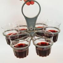 Foldable Portable Cup Holder Adjustable Size Lightweight Travel Drink Stand Compatible with Various Cup Types and Bottles One Size