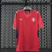 Čekija 2026 m. Pasaulio taurės marškinėliai Gerbėjų versija, tokio paties stiliaus futbolo marškinėliai 2XL raudona