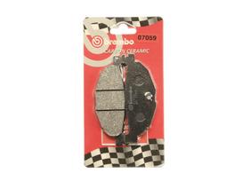 Stabdžių trinkelės 07059 BREMBO anglies pluošto / ceramic, paskirtis: motoroleriai Tinka: YAMAHA