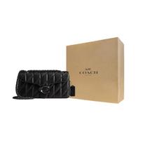 COACH Tabby Avikailio Kryžinė Rankinė, Peties Rankinė Vidutinio Dydžio Moteriška Juoda Gift Box Set (Basic Set + Yellow Gift Box) juoda