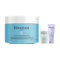 Kerastase Sea Salt Refreshing Cleansing Cream Care Set Scalp Soothing  325g+80ml+75ml ruda
