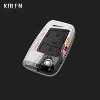 Pc Car Folding Key Case Cover Shell Fob For Vw Volkswagen Golf 7 Mk7 Tiguan Mk2 For Seat Ateca Leon Fr 2 Ibiza For Skoda Octavia