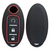 Silicone Key Case For Nissan Tiida Qashqai J11 J10 Micra Kicks Altima X-Trail Fuga Navara Leaf Note Sentra Murano Car Key Cover