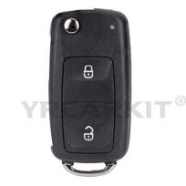 Folding Flip Remote Key Fob Case Shell For Volkswagen Vw Skoda Golf Passat Polo Jetta Touran Bora Sharan 2/3/4 Btn Cover