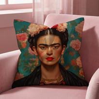 Art F-Frida K-Kahlo Cushion Cover Multi-Scene Pillow Cover For Home & Car - Reversible, Soft & Durable For Daily Use Peach skin 18*18(CM)-1Pcs