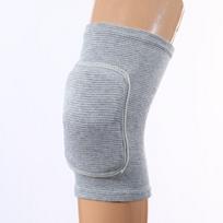 Protector Knee Pads Fitness Sports Knitted Nylon Nylon Sports Knee Pad Knee Pad Sleeve  Football XS pilka spalva