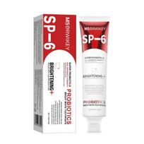 SP-6 Probiotikų dantų pasta 140g Super probiotikų formulė švelniam valymui ir efektyviam dantų apnašų bei dėmių šalinimui one size red