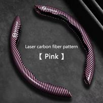 ASD1  2pcs Carbon fiber Car Steering Wheel Cover Anti-slip Protection Cushion For Nissan Nismo X-trail Qashqai Note Juke Sentra Patrol