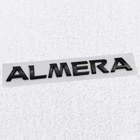 1 vnt. 3D ABS raidės Logotipas Automobilio Galinės Bagažinės Emblema Ženklelis Šoninė Lipdukas Auto Stiliaus Aksesuarai Apdaila Nissan ALMERA 19.3cm sidabras