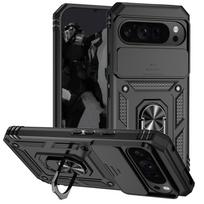 Shockproof Armor Phone Case For Google Pixel 7 7A 8 8A 9 9A10 XL Pro Ring Car Magnetic Stand Kickstand Protective Cover Google Pixel 9 juoda