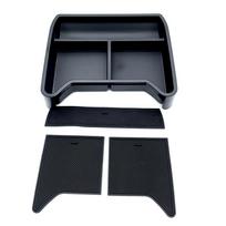 Car Central Armrest Under Storage Box Container Holder Tray for VW ID4 Crozz Car Organizer Box ID.4 Interior Accessories ID4 Crozz Under