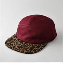 New Retro Leopard Print Color Matching Baseball Cap Men Women Fashionable Simple Casual Cool Handsome Spice Girl Sun Cap 56-58cm juoda