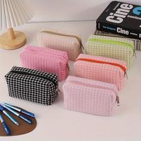 Home Storage Gift Simple Plain Woven Dopamine Large Capacity Desktop Stationery Storage Pen Box Birthday Gift