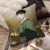 Ghost Nocturne Anime Classic Vintage Pillow Case Cushion Cover Car Throw Pillow Case For Sofa Car Christmas Gift 40X40Cm 45X45Cm Peach skin 18*18(CM)-1Pcs
