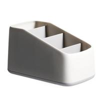 Remote Control Holder Storage Box TV Remote Control Phone Trapezoidal Storage Box Stationery Organizer Hotel Storage Supplies