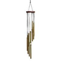 Colorful Outdoor Wind Chimes 12 Tubes With Hook Aluminum Tube Wind Chime Hollow Metal Tubes Hanging Wind Chimes Home Decoration