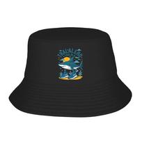 Stylish Tralalero Tralala Italian Brainrot Memes Bucket Hat Girl Lightweight Camping  Fishing  Bob One Size gray