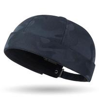 Camouflage Melon Skin Hat Breathable Beanie Cap Summer Casual Brimless Dome Hats Adjustable Brimless Landlord Caps Streetwear