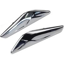 2 vnt. Priekinio sparno chromuota apdailos juostelė (Dešinė ir kairė) Tinka BMW X3 F25 X4 F26 2013-2017 Pakeičia 51117338570 51117338569 Right and Left