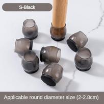 16/8/4Pcs Silicone Non-Slip Legs Pads Thick-soled Furniture Sofa Anti-noise Feet Cover Wood Floor From Scratches Protectors Mat 4 Pc