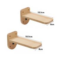 Indoor Wall Mount Cat Tree Climbing Ladder Hammock Sisal Scratching Post Cat Furniture Cat Perch Pedal Rest House for Kitten Cat